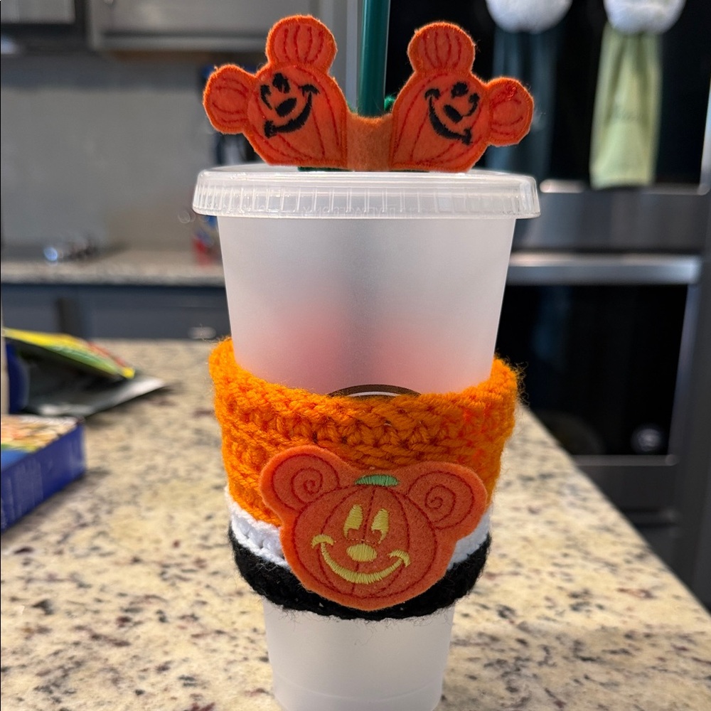 Disney Koozies holders and straw toppers